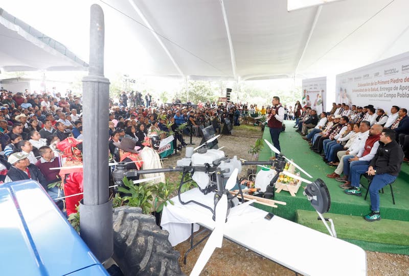 19 MDP para Zoquitlán en apoyos al campo