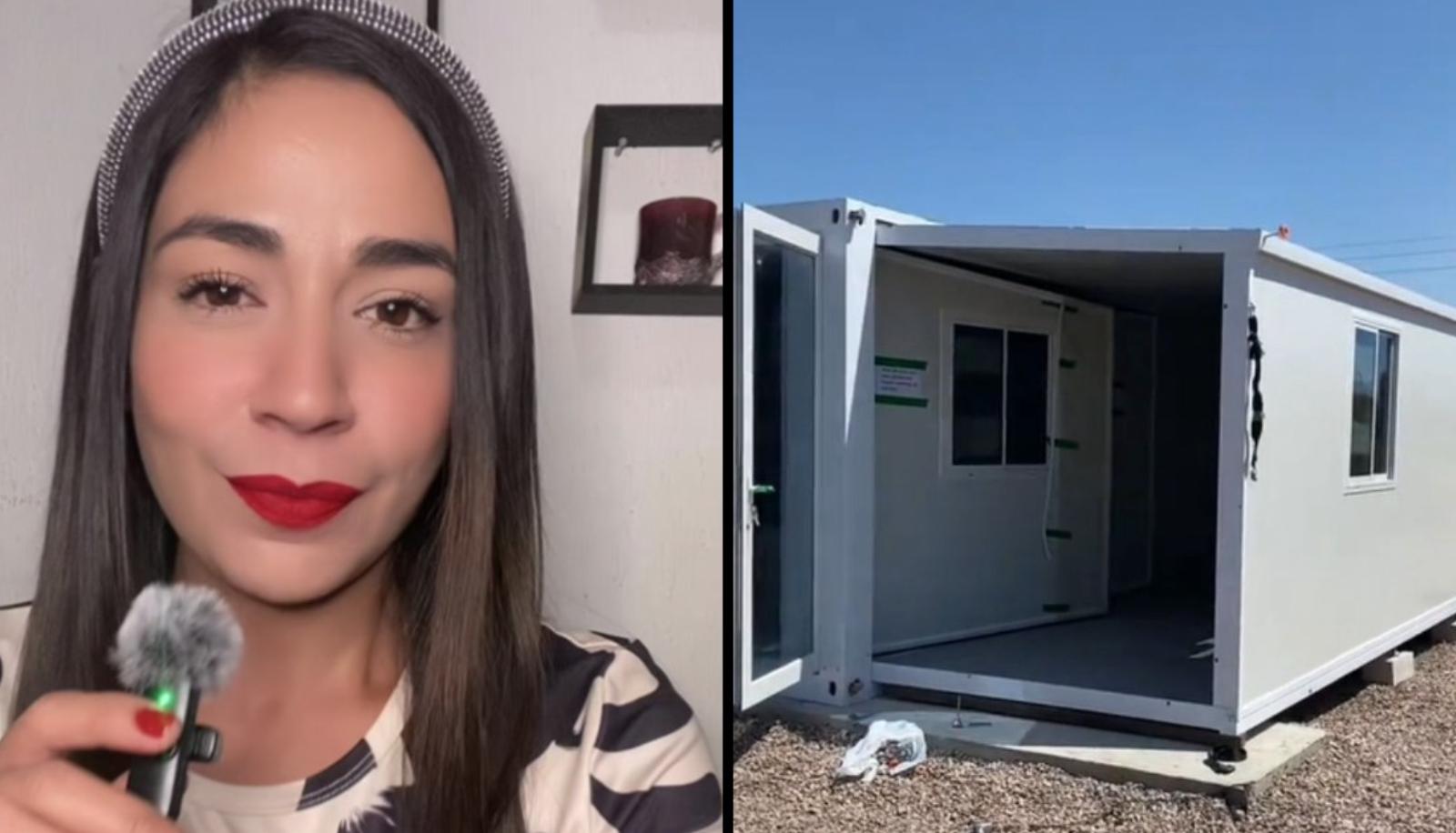 Vivienda económica y rápida: la historia de Karen y su casa prefabricada desde AliExpress