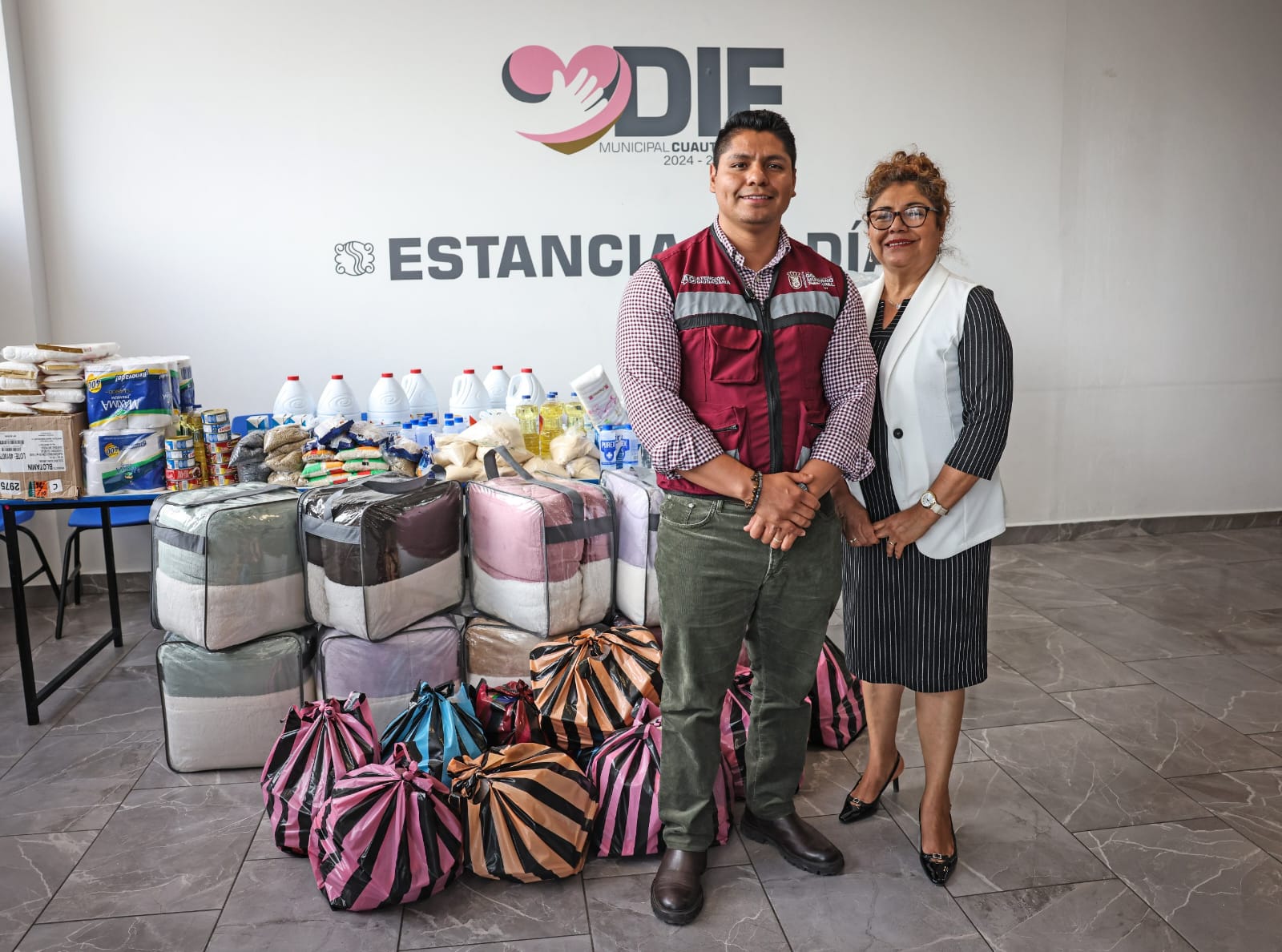Cuautlancingo, solidario con los damnificados