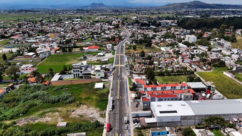 La rehabilitación de vialidades ha sido prioridad en San Andrés Cholula