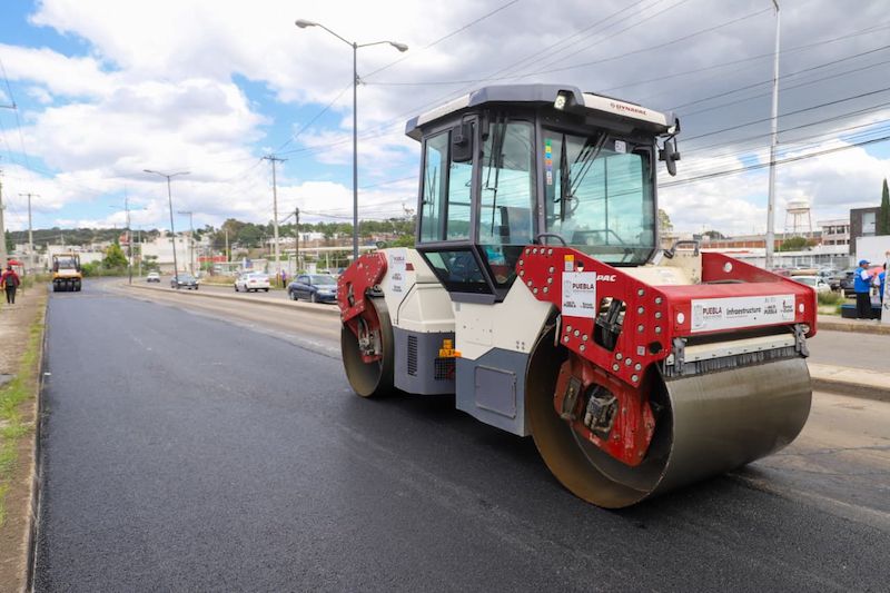 Gobierno de Armenta ocupado en rehabilitar 12 vialidades prioritarias para mejorar la movilidad en Puebla capital