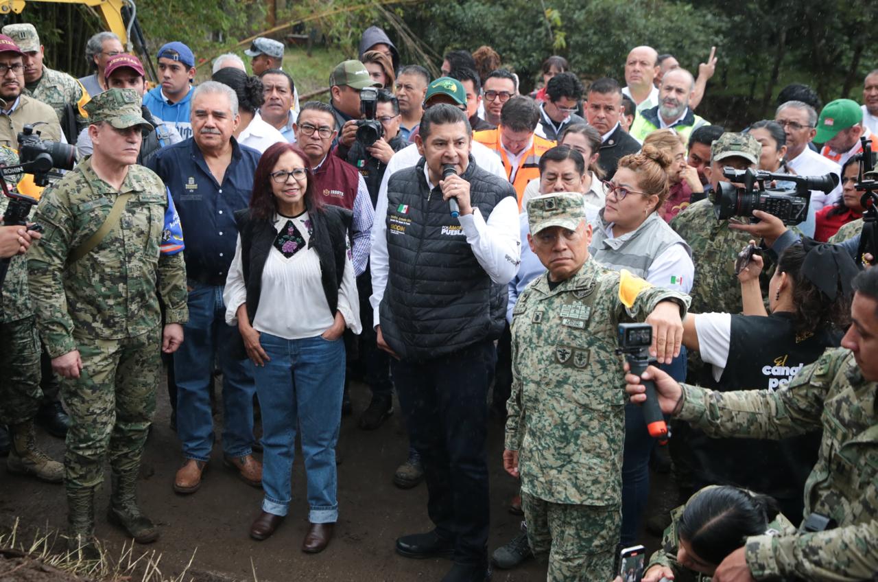 Huauchinango, será el centro de operaciones para la recuperación de la Sierra Norte