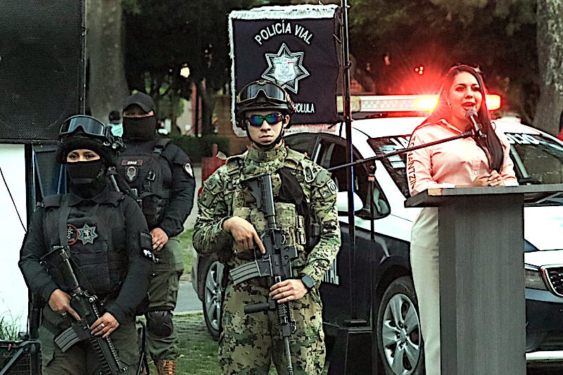 Con #Cholula Segura, Tonantzin Fernández consolida la estrategia de seguridad en San Pedro Cholula