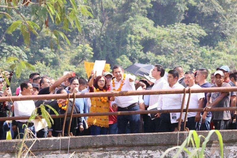 Rehabilitarán el puente que comunica a Zihuateutla y Jopala, dañado por las lluvias 