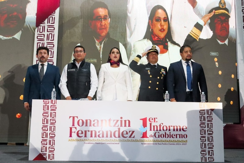 San Pedro Cholula es más seguro y hay bienestar social: Tonatzin Fernández