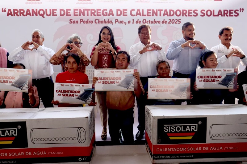 «Entrega de calentadores solares acto de justicia social»: Tonatzn Fernández