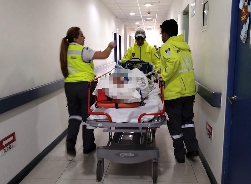 Traslado aéreo de paciente con traumatismo severo desde Zacapoaxtla a la Ciudad de Puebla