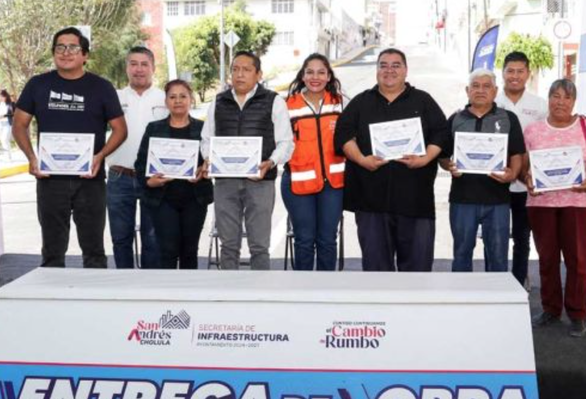 San Andrés Cholula entrega nueva vialidad para fortalecer la movilidad local