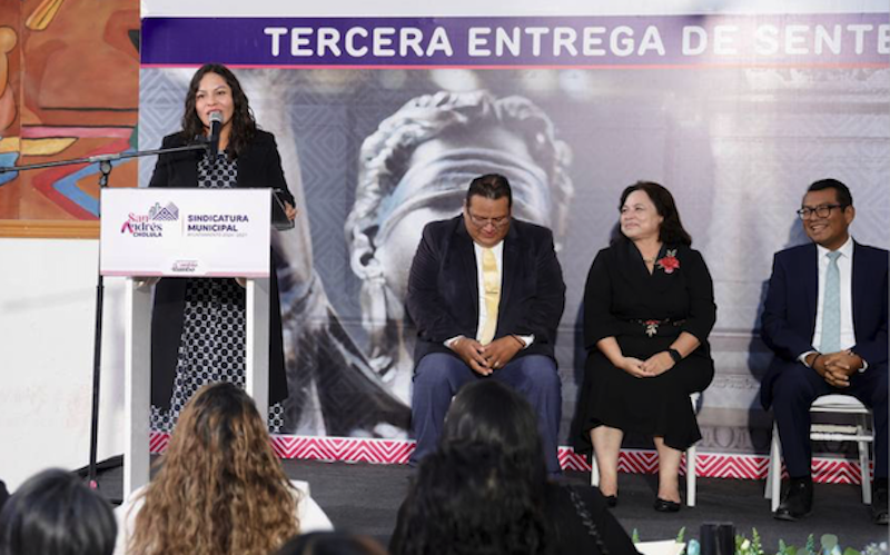 Entrevista: Se fortalece seguridad jurídica en San Andrés Cholula