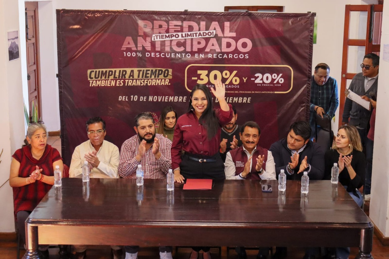 Tonantzin Fernández impulsa responsabilidad ciudadana con estímulos fiscales impuesto Predial