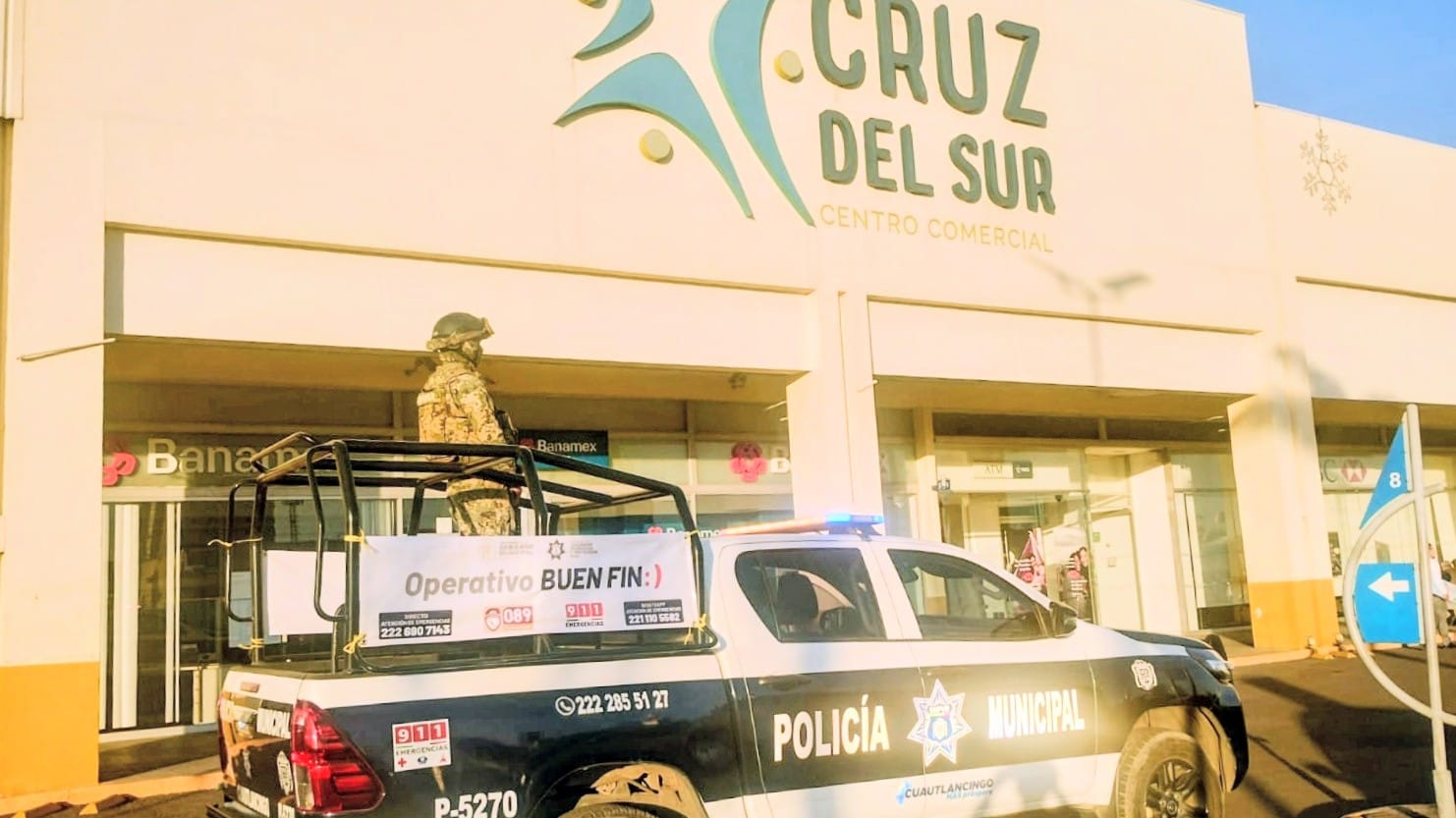 Saldo blanco en Cuautlancingo tras operativo del Buen Fin