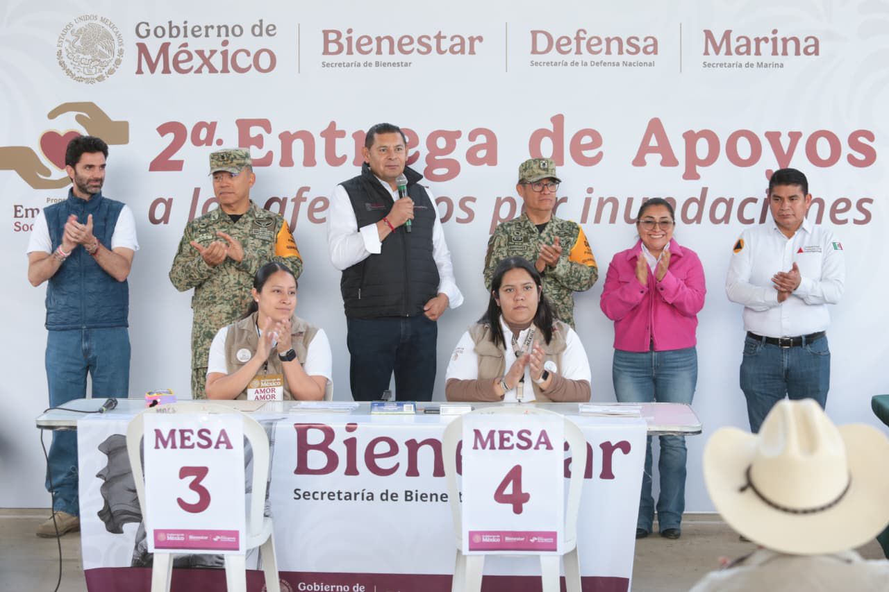 7 mil 426 MDP aplicados en zonas afectadas por lluvias