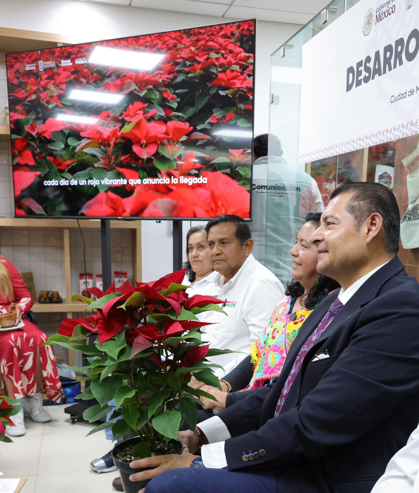 Difunden en la ciudad de México la Ruta de la Flor de Nochebuena
