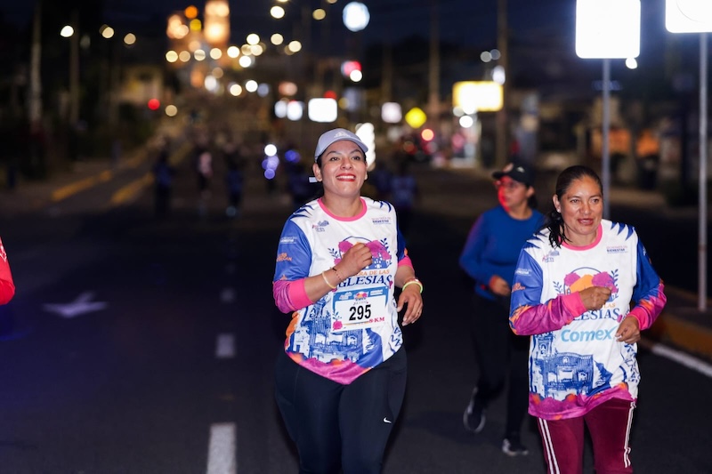 ¡Lupita Cuautle, encabezó la gran carrera de las Iglesias!