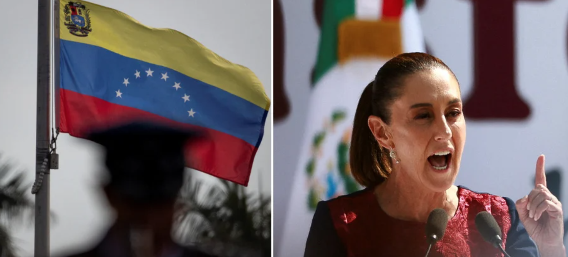 Sheinbaum llama a la no intervención de Estados Unidos en Venezuela y pide a la ONU actuar