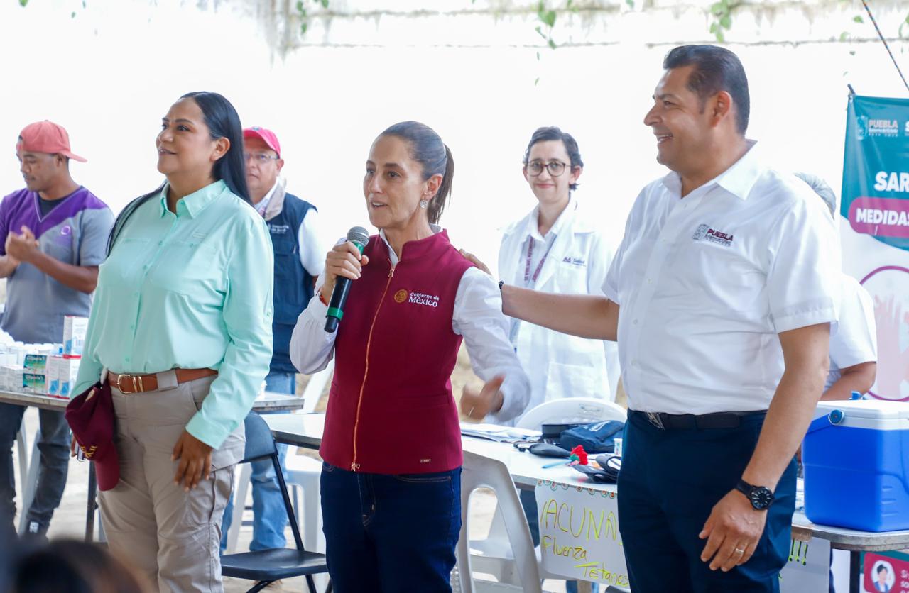 Sheinbaum afianza desarrollo y bienestar del estado; ¡Visitó Puebla 9 veces!