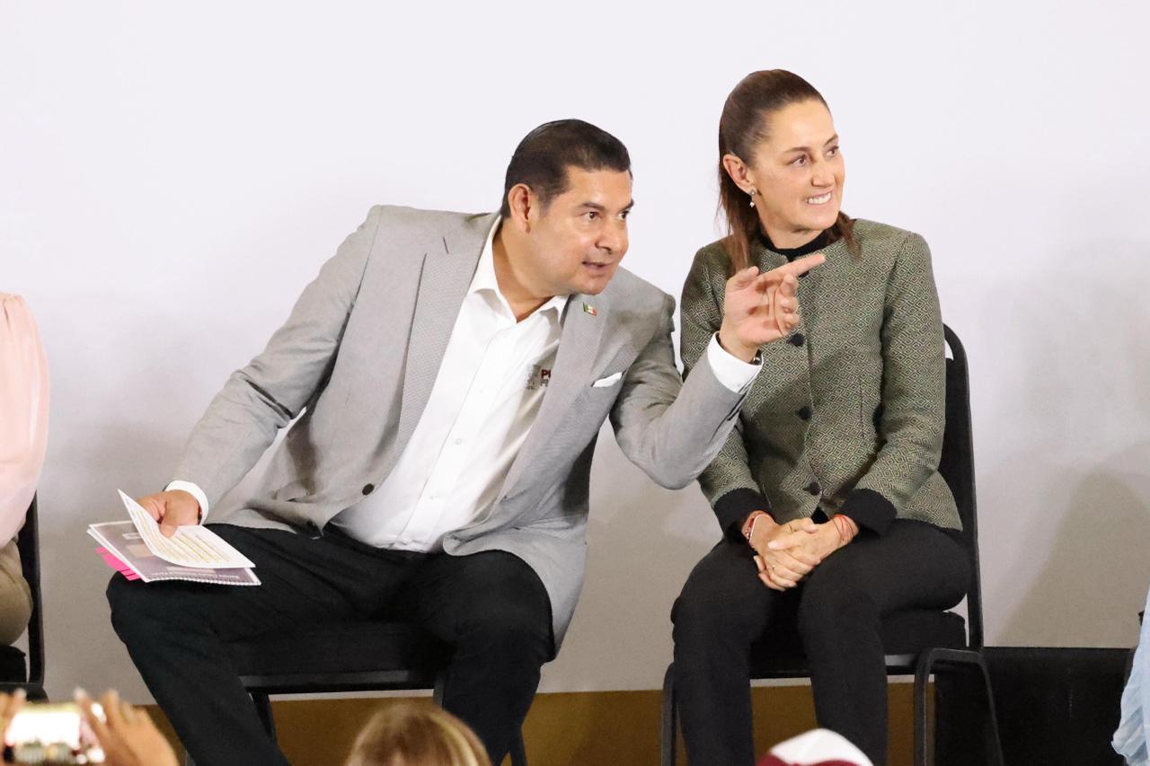 Sheinbaum, visitó 9 veces Puebla en su primer año de gobierno
