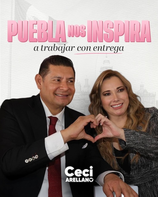 Ceci Arellano: “Puebla nos inspira a trabajar con entrega, amor y compromiso”