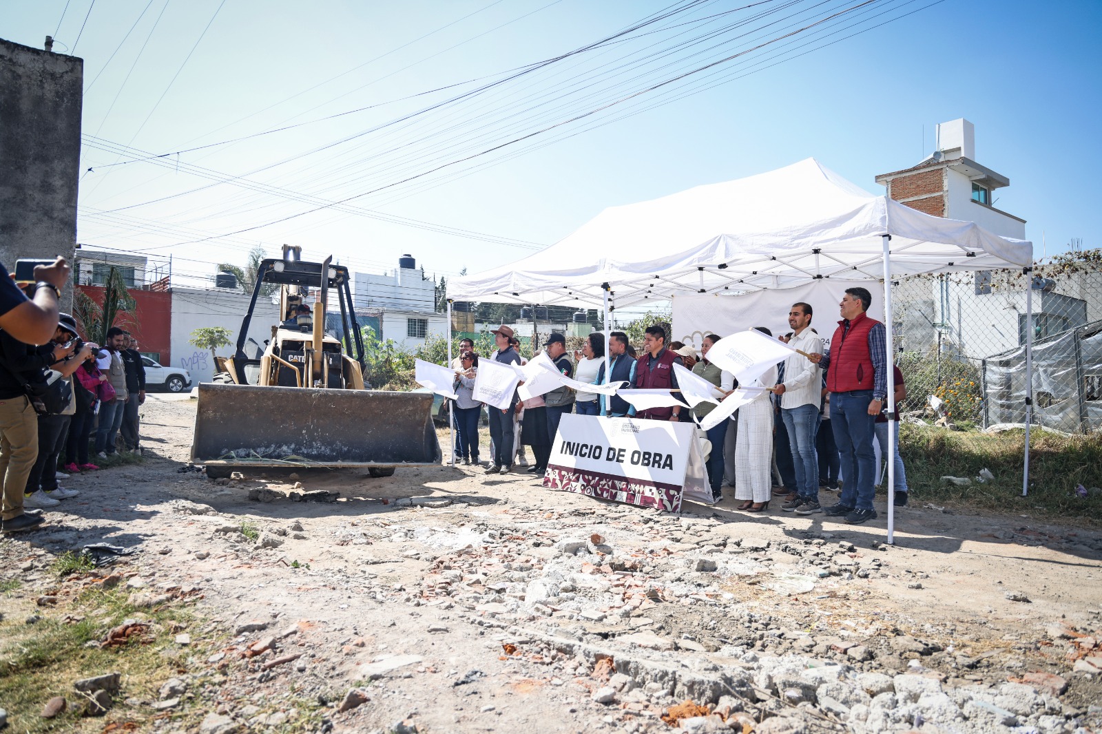 Vecinos de Xalatla fueron escuchados; se inició la ampliación de drenaje sanitario