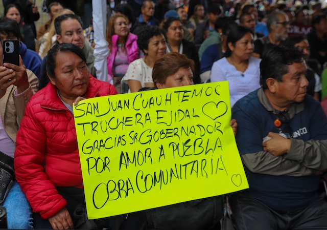 19 mil comités de obra operan en Puebla