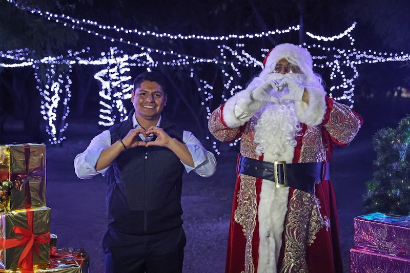 Navidad en Familia, en Cuautlancingo; árbol monumental y pista de hielo, gratis.