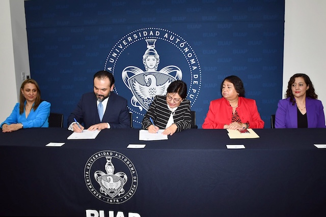 Firman convenio BUAP y la Auditoría Superior del Estado de Puebla