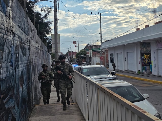 Patrullaje diario en Cuautlancingo para seguridad de sus habitantes 