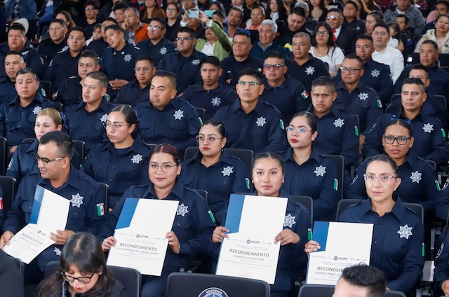 303 nuevos policías registró el Gobierno de Puebla en el 2025