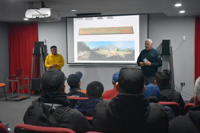 Cultura en prevención de incendios promueven en San Pedro Cholula