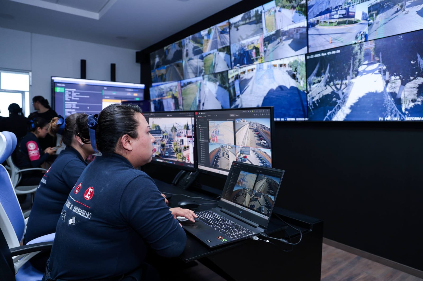 Amplía Lupita Cuautle red de videovigilancia de San Andrés Cholula