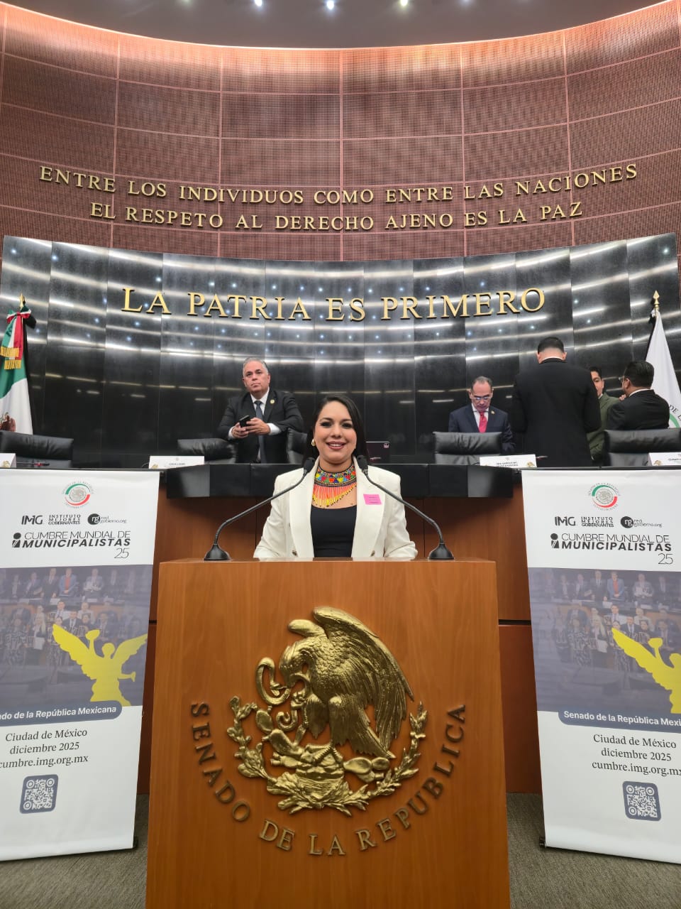 Liderazgo de Tonantzin Fernández destaca en Cumbre Mundial de Municipalidades