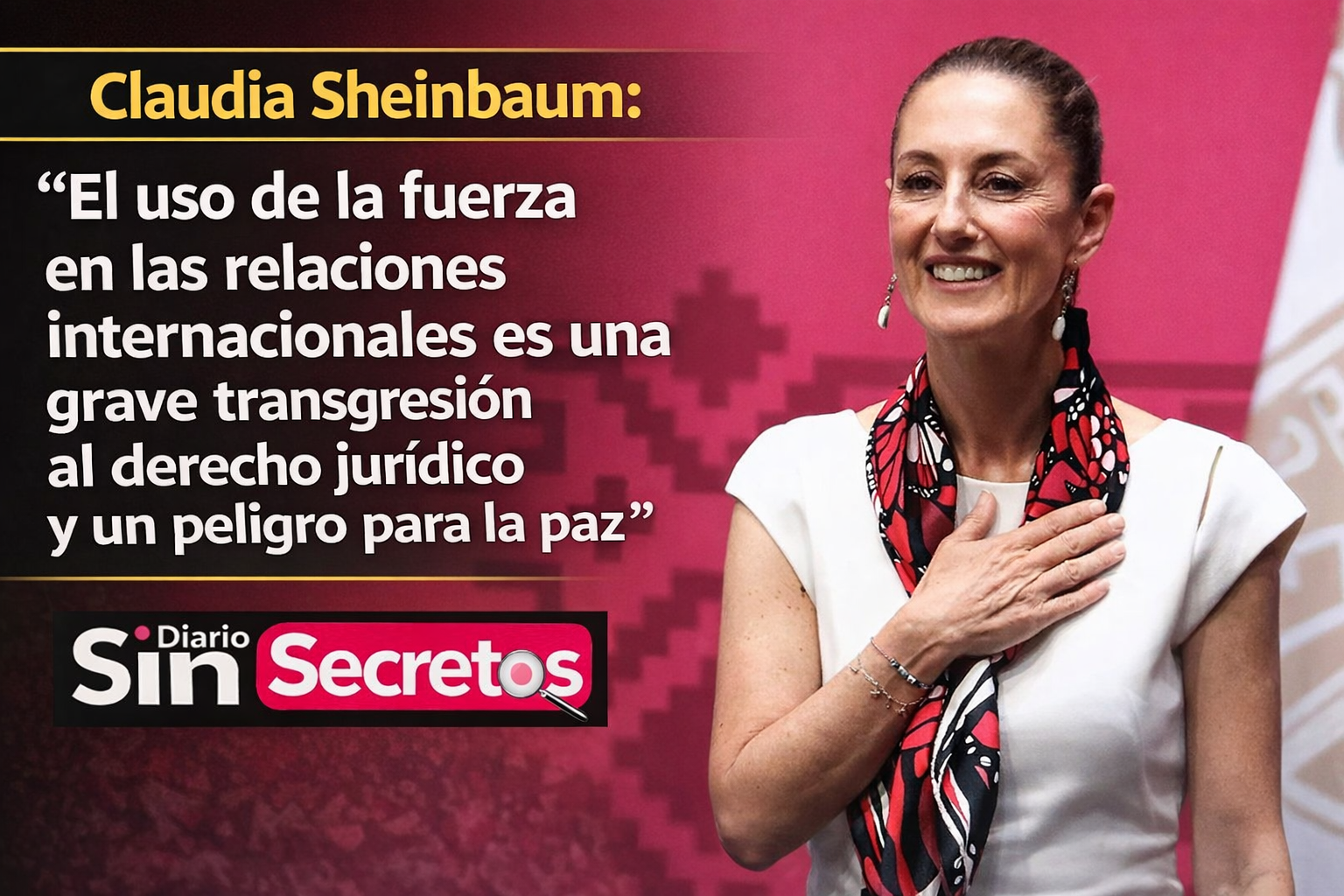 MORENA condena bombardeo y detención del presidente de Venezuela; llama al respeto del derecho internacional