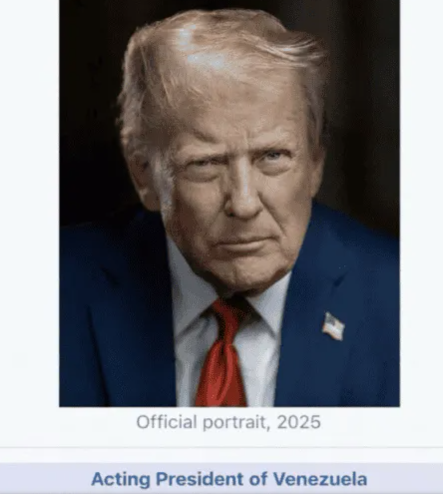 Trump se autopropone “presidente en funciones de Venezuela” y desata polémica global