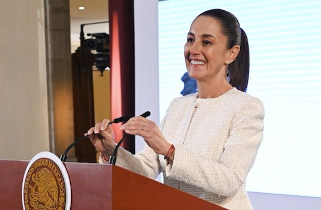 «Uy, está temblando»: , dijo Claudia Sheinbaum y puso fin a la “Mañanera del Pueblo”.