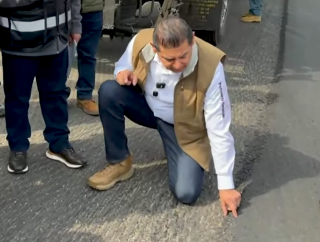 Armenta supervisó la rehabilitación del bulevar Atlixco