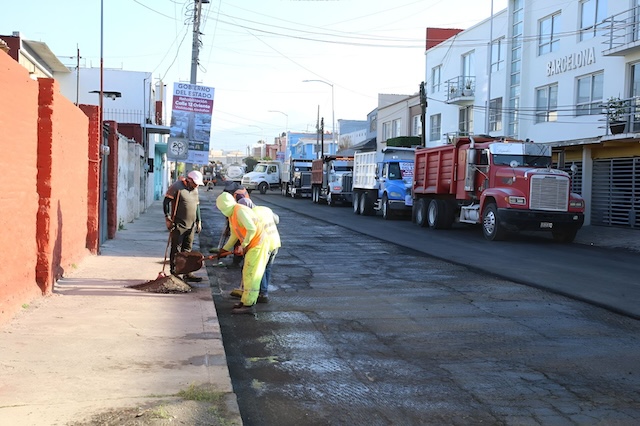 Las obras de pavimentación reducen el rezago social de la Ciudad de Puebla y municipios conurbados