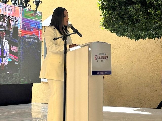 Combate a corrupción policial, destaca alcaldesa Lupita Cuautle, en su informe trimestral