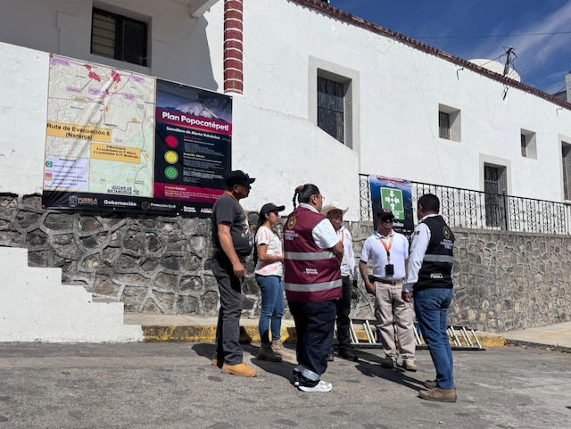 Pide Protección Cvil mantenerse informado ante posible caída de ceniza del Popocatépetl 