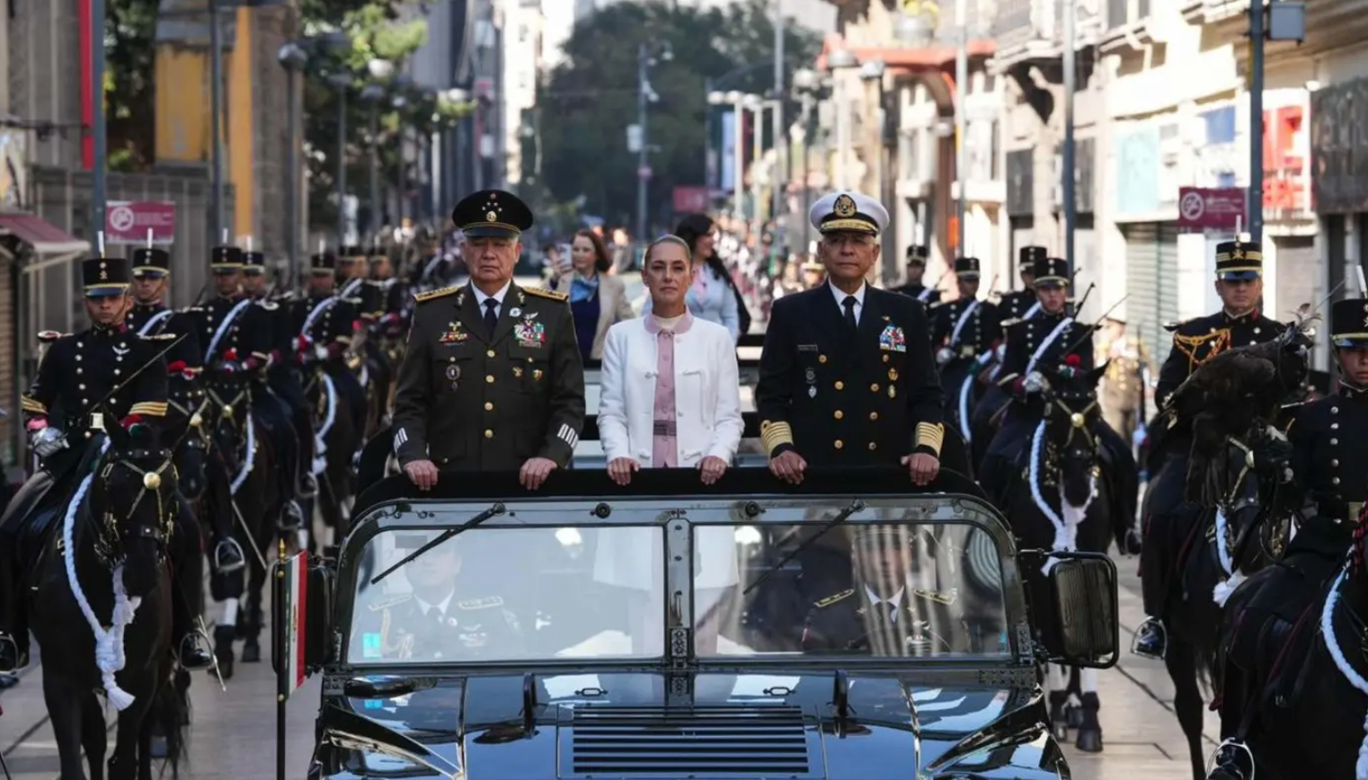 Sheinbaum encabeza el 113 aniversario de la Marcha de la Lealtad