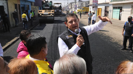 Gobierno de Armenta y no el de Chedraui, pavimenta la ciudad
