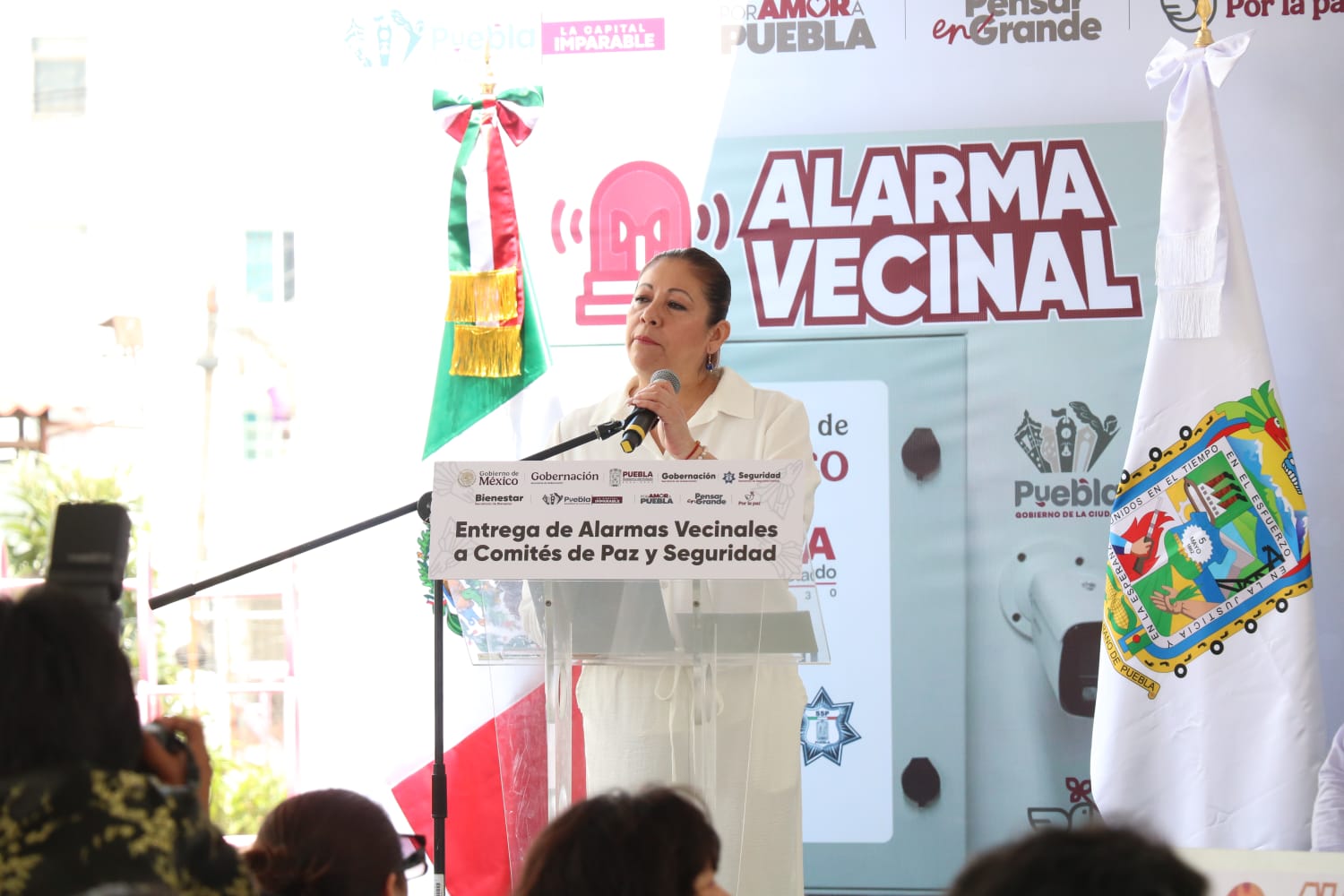 Ampliarán alarmas vecinales en zona conurbada de Puebla