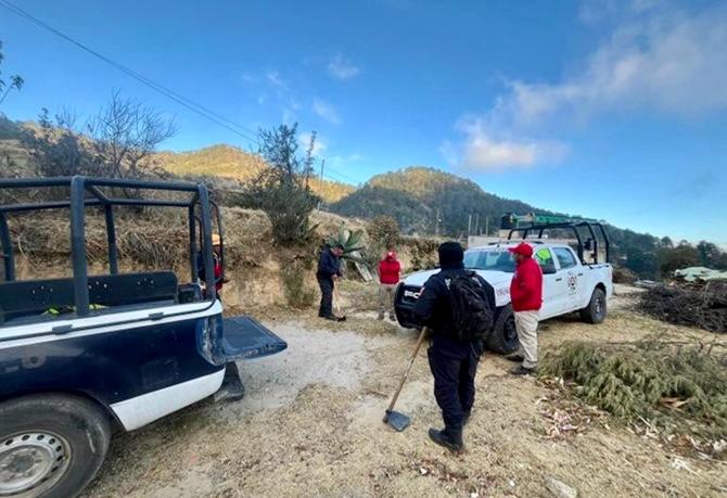 Policía Estatal Forestal sofoca incendios en Libres y San Pedro Cholula