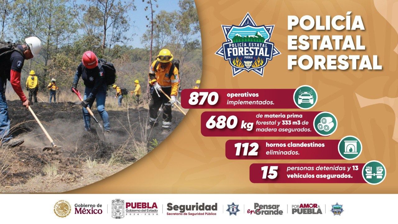 Con prevención, vigilancia y coordinación, Puebla protege al medio ambiente