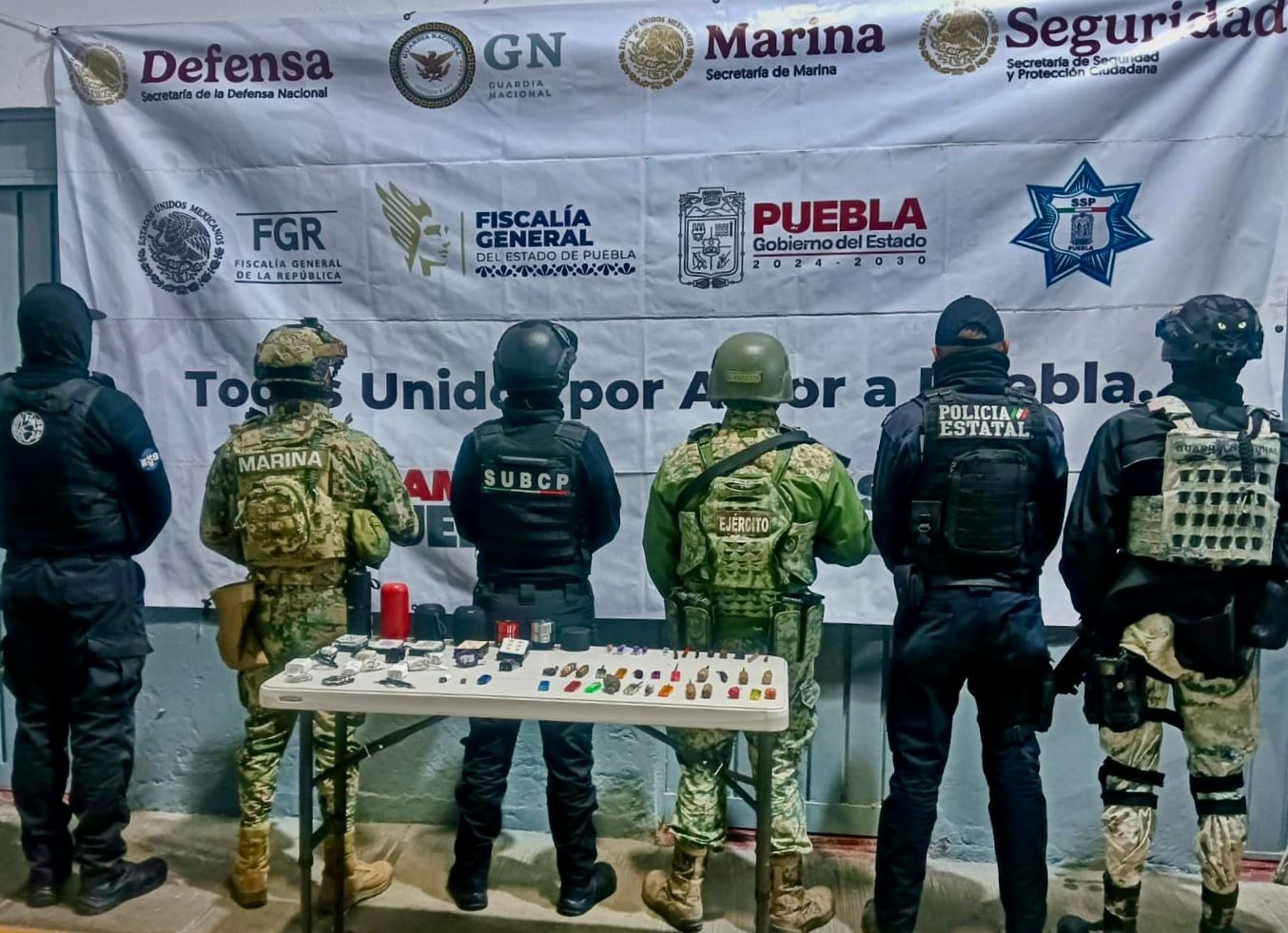 Refuerzan seguridad en CERESO de Cholula con operativo conjunto