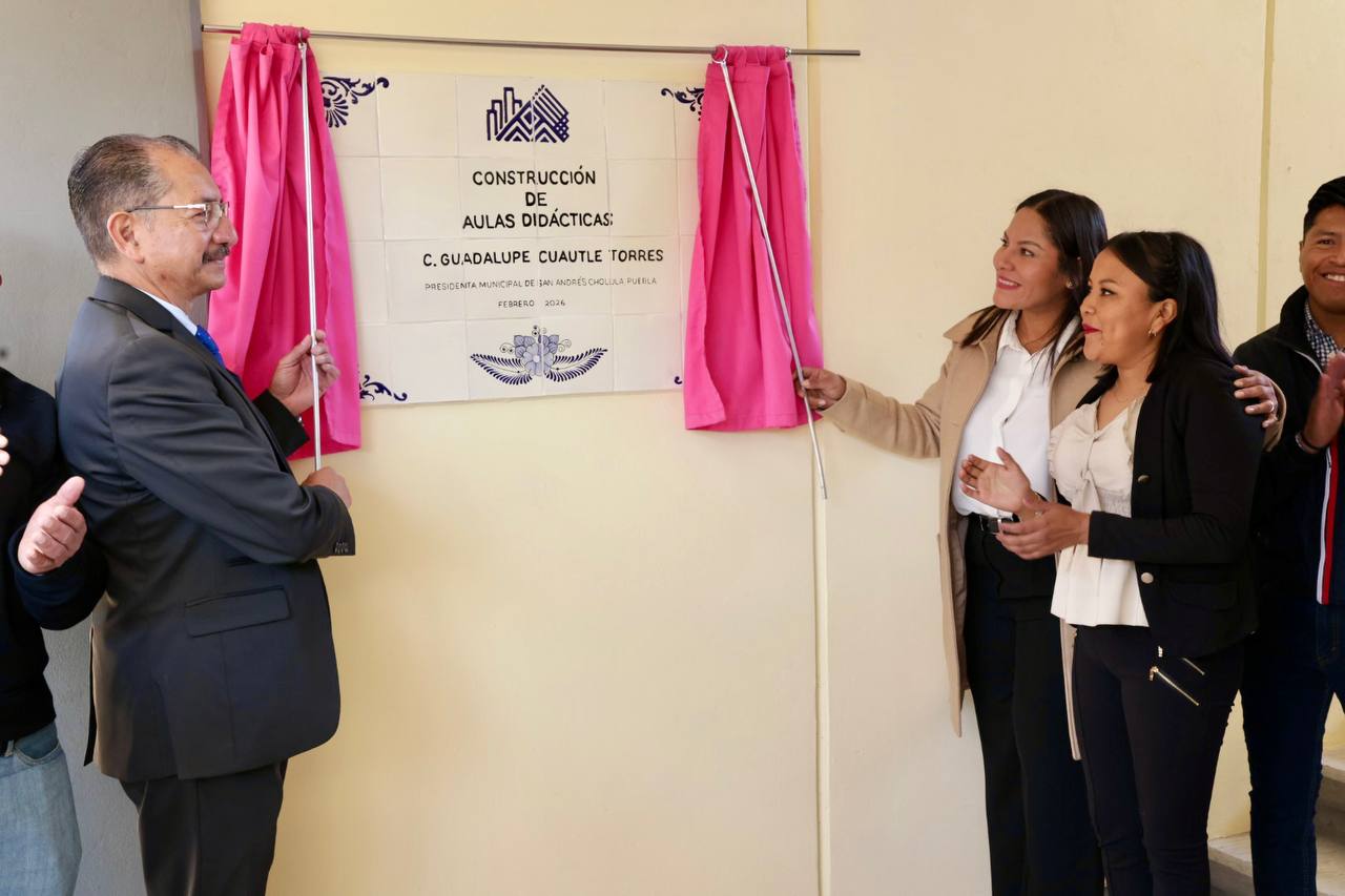 Se fortalece la obra educativa en San Andrés Cholula