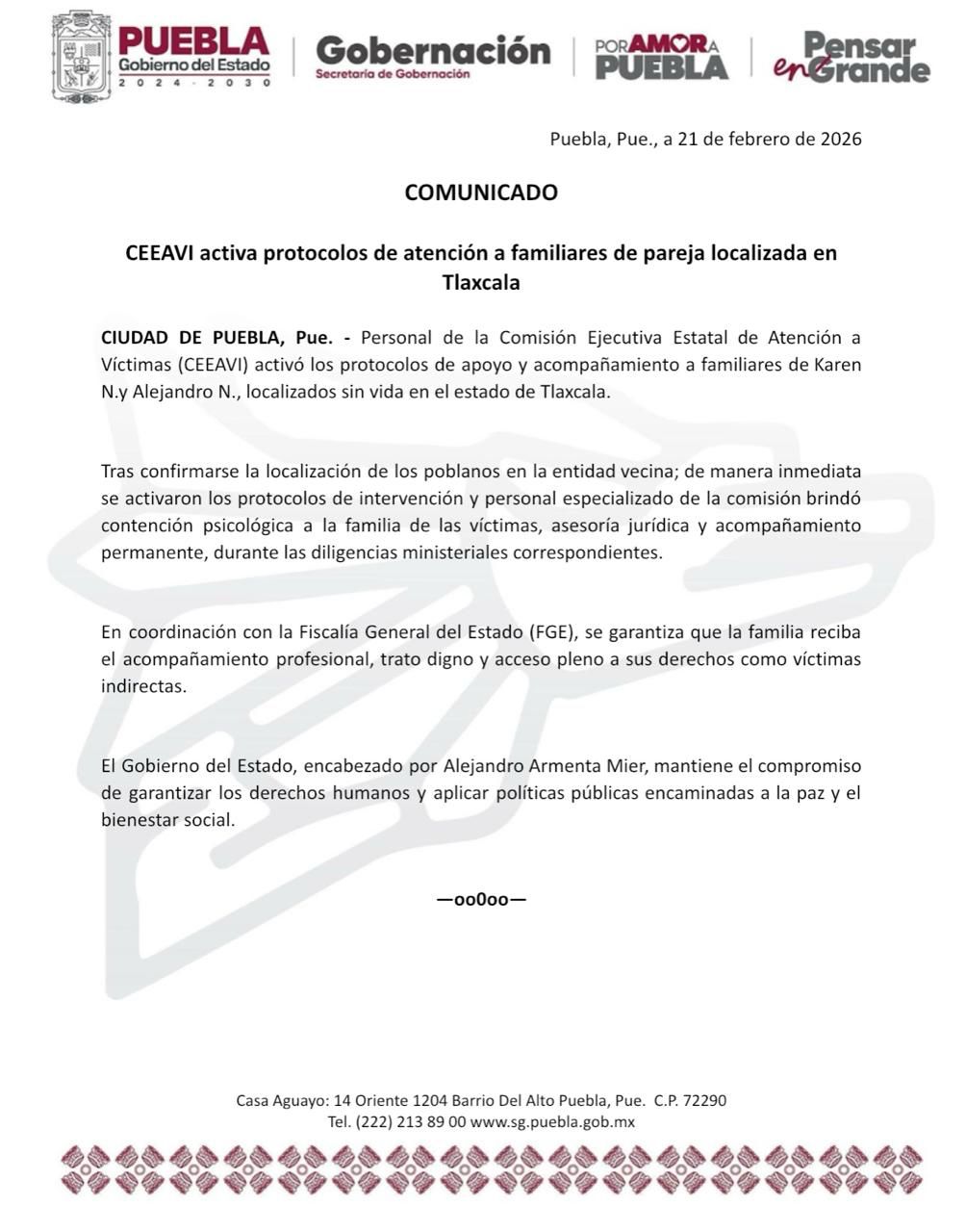 Asalto podría ser la causa del asesinato de Angeles y Alexandro