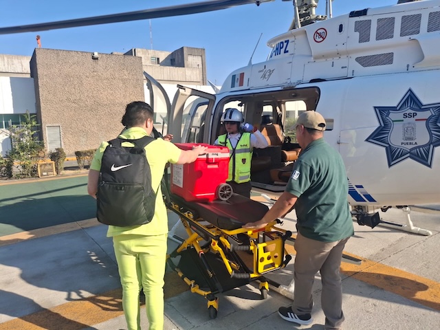Nuevos  casos de solidaridad, traslados aéreos de órganos para trasplantes a la CDMX