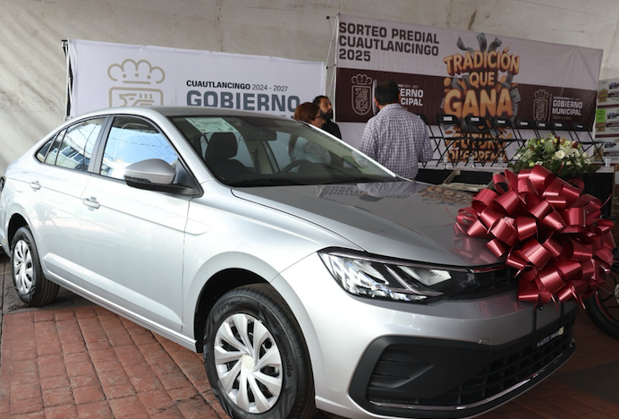 En Cuautlancingo, todos ganan; Se realizó el sorteo predial 2026