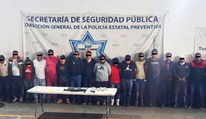Capturan a 16 personas vinculadas con ilícitos en mercado Morelos