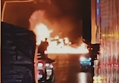 De luto la corporación policial de Puebla; muere elemento quemado en el interior de patrulla